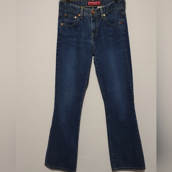 Vintage Levi's 515 Nouveau Retro Y2K Style  Low Rise Boot Cut Jeans size 6 - Picture 5 of 17